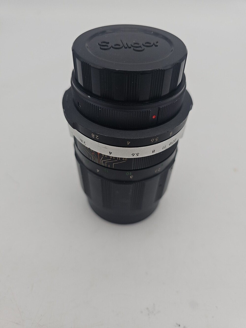 Soligor 135mm f/3.5 Telephoto Lens w/ Caps – Vintage M42 Mount – No. 1416
